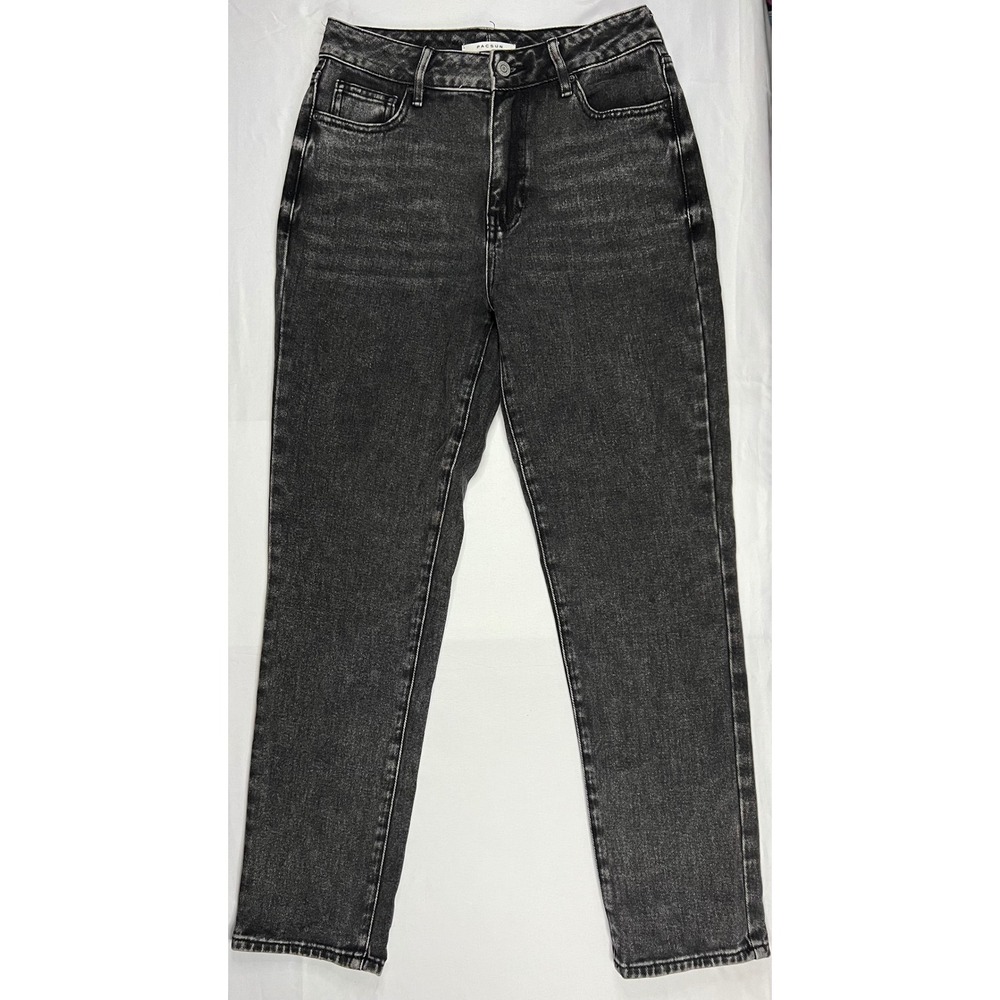 PacSun Women Black Acid Wash Mom Jeans High Waisted Size 25 860BT190104-FL